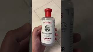 Thayers AlcoholFree Rose Petal Witch Hazel Facial Toner  Product Review [upl. by Devondra]