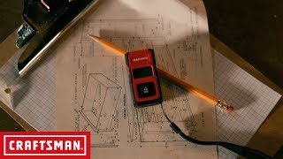 CRAFTSMAN 40FT Pocket Laser Distance Measurer  Tool Overview [upl. by Refannej237]