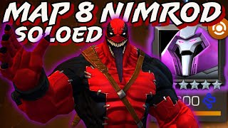 Venompool Solos Map 8 Nimrod  Marvel Contest of Champions [upl. by Kristo]