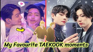 My Favourite TAEKOOK 태꾹  VKOOK moments  Armys Safe Haven [upl. by Akibma]