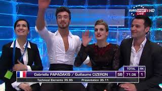 Papadakis  Cizeron FRA  SD  Euros  2015 FHD [upl. by Barri]