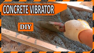 Concrete vibrator  DIY [upl. by Tronna194]