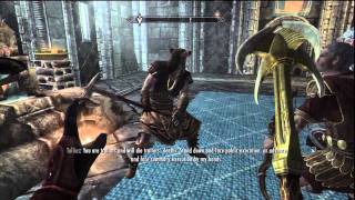 Skyrim Civil War Quest Imperial Battle For Windhelm Final [upl. by Yenots]