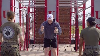 US Navy Sailor vs US Marine FEMALE EDITION  Obstacle Course Challenge [upl. by Gnov]