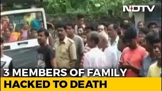 Bengal Man Pregnant Wife 8YearOld Son Killed Was In RSS Says BJP [upl. by Demetris17]