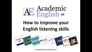 Top English listening websites for self study  improve your academic English listening skills [upl. by Nek]