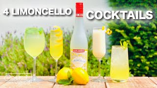 4 LIMONCELLO Cocktails  Cocktail Recipes [upl. by Charlena74]