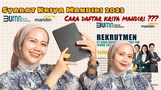 SYARAT KRIYA MANDIRI TERBARU 2023‼️ [upl. by Lupe523]