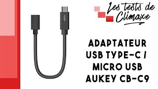 Test dun câble adaptateur USB TypeC vers micro USB [upl. by Kenison]