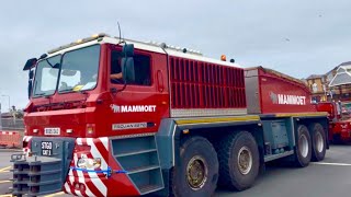 Mammoet TROJAN 8870 8 X 8 leaving Holyhead [upl. by Rachel433]