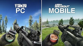 Arena Breakout Global VS Escape From Tarkov Comparison [upl. by Eleph]