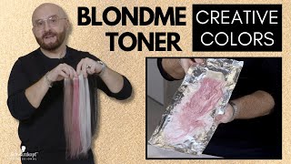 🎨 Creative Formulations with BLONDME TONERS  Schwarzkopf Professional [upl. by Eislel895]