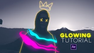 Animaciones Glowing After Effects Tutorial [upl. by Roman65]