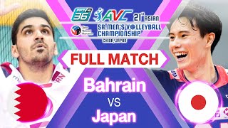 Bahrain vs Japan  Full Match  PPTV 2021 Asian Sr mens JVA Volleyball Championship  Pool A [upl. by Alyakem]