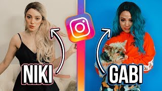 Twins Copy Eachothers Instagrams for a Week Niki and Gabi [upl. by Nastassia]