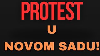 Uživo protest u Novom Sadu [upl. by Atiniv93]