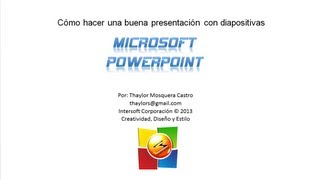 introduccion a la creacion de presentaciones con diapositivas powerpoint [upl. by Arriek]