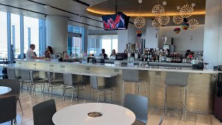 United Club Lounge at Los Angeles Airport LAX [upl. by Ayikahs]