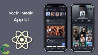 Social Media App UI in React Native  Instagram Clone in React Native  SocialMagic [upl. by Yalhsa724]