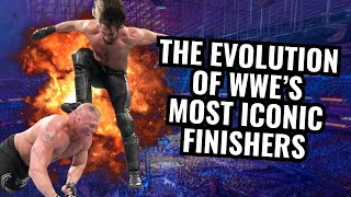 The Evolution of WWE’s Most Iconic Finishers Stunner RKO Spear Superkick amp More [upl. by Harts]