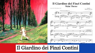 Theme from Il giardino dei Finzi Contini  Manuel de Sica [upl. by Virgie]