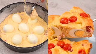 Torta salata con uova sode il rustico gustoso e semplice da preparare [upl. by Roldan]