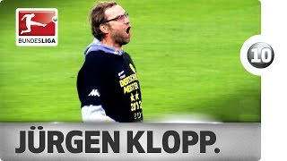 Jürgen Klopp  Top 10 Celebrations [upl. by Ramsey743]