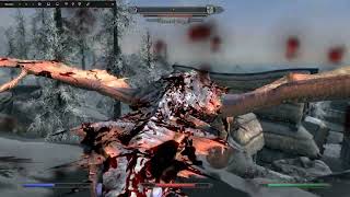 This dagger is fast and does amazing DAMAGE Skyrim mayhem [upl. by Attalie]