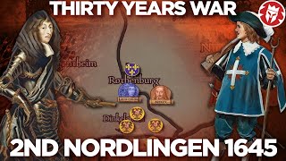 Battle of Nordlingen 1645  Thirty Years War DOCUMENTARY [upl. by Inail]