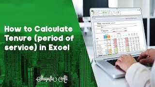 How to Calculate Tenure period of service in Excel [upl. by Noitsuj]