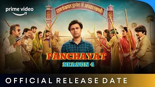 Panchayat Season 4 Release Date  Panchayat Season 4New update  Panchayat Movie  Prime Video [upl. by Rawdin]