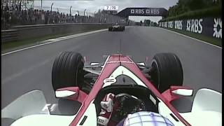 2007 Canadian GP  Sato vs Schumacher and Alonso [upl. by Cyprio]