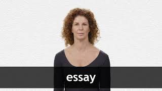 How to pronounce ESSAY in American English [upl. by Tarsuss]