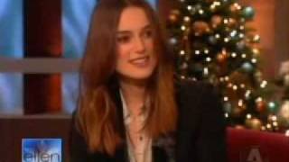 Keira KnightleyEllen DeGeneres 6th Dec 2007 [upl. by Gerick980]