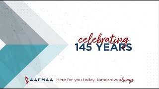 Celebrating 145 Years  AAFMAA [upl. by Neetsirhc]