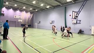 University of Chichester men’s basketball vs Kings College England UK 2024 [upl. by Domela205]