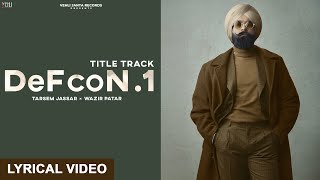 DEFCON 1  Tarsem Jassar  Wazir Patar  DEFCON1  Punjabi Songs 2022  Lyrical Video [upl. by Base193]