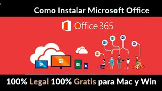 GRATIS  Como instalar Office 365 word excel powerpoint 2020 y 100 Legal [upl. by Eilyw58]