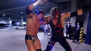 Kane chokeslams Triple H on a car Raw Oct 21 2002 [upl. by Eyatnod]