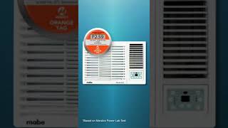 Energy Efficient Only P259hour Mabe Window Inverter Aircon [upl. by Keviv]