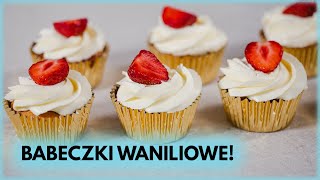 Waniliowe BABECZKI z TRUSKAWKAMI 🍓  Sugarlady [upl. by Arsuy]