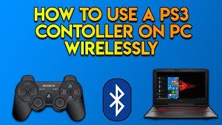 How To Use A PS3 Controller On A PC Wirelessly [upl. by Htebazie]