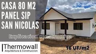 Casa San Nicolas Panel SIP construcción [upl. by Nnylarej]