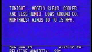 Weather Channel local forecast 1986 [upl. by Siver]