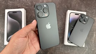 iPhone 15 Pro vs 14 Pro REVIEW Lau făcut mai SLAB [upl. by Zacharie]