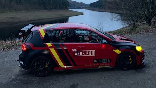 Golf R 500 mk7 strines run to ladybower [upl. by Nidya]