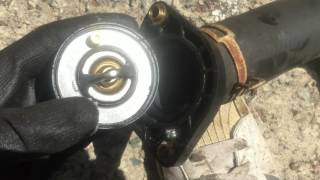 How to Replace Thermostat in Jeep Commander [upl. by Ecyla]