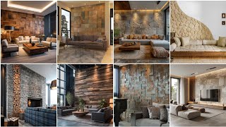 living room wall cladding ideas  stone wall cladding ideas  diy cladding ideas [upl. by Ennayelhsa]