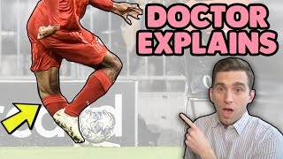 Doctor Explains Kingsley Coman Near CATASTROPHIC Knee Injury [upl. by Eduj262]