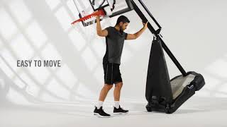 Spalding Ultimate Hybrid Portable Basketball Hoop System Base [upl. by Getraer]